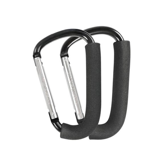 Large Stroller Hooks 2 Pack Heavy Duty Baby Cart Clips for Bags Shopping Accesso - Picture 1 of 7